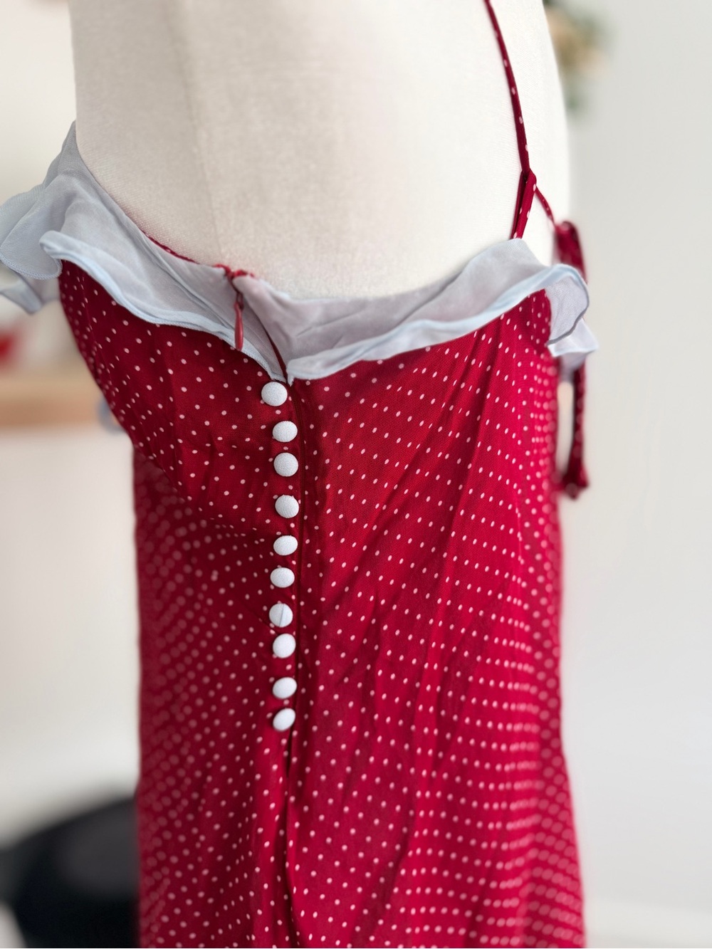 Frankie's Bikinis Picnic Hour Polka Dot Dress - Picture 11 of 16